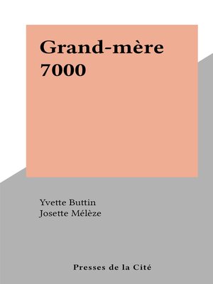 cover image of Grand-mère 7000